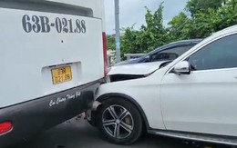 Tai nạn liên hoàn giữa 5 ôtô, kẹt xe kéo dài hơn 3 km