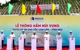 Thông hầm Núi Vung trên tuyến cao tốc Cam Lâm – Vĩnh Hảo