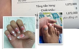 Cô gái Sài Gòn làm nail mất 6 tiếng, hóa đơn tiền triệu nhưng thành quả 'cười ra nước mắt'