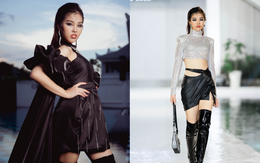 Như Đình - nàng mẫu tuổi 13 "lột xác", catwalk ấn tượng trên sàn runway ngập nước