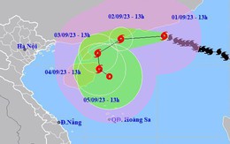 Bão số 3 giật cấp siêu bão di chuyển lạ thường theo hình vòng cung