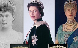 Chuyện ít biết về chiếc vương miện cố Nữ vương Elizabeth II đội trong bức chân dung mới công bố