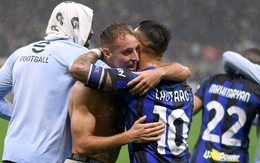 Inter ''hủy diệt'' AC Milan trong trận derby kinh điển, tạm dẫn đầu Serie A