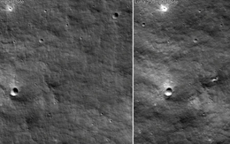 Tàu thăm dò Nga rơi có thể đã tạo miệng hố 10m trên Mặt Trăng