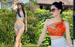 Nàng Á hậu bỏ showbiz làm dâu hào môn: Được chồng đại gia hơn 16 tuổi cưng như "trứng mỏng", mẹ 2 con sở hữu body cực cháy