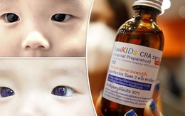 Mắt bé sơ sinh chuyển màu xanh sau khi dùng thuốc điều trị COVID-19