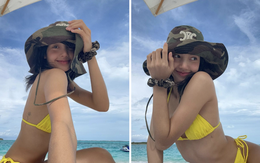 Lisa (BlackPink) tung ảnh bikini đón năm mới