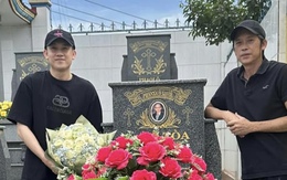 NS Hoài Linh xuất hiện bên em trai ruột, cùng nhau đi thăm mộ gia đình