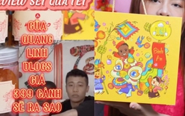 Review set quà Tết 399k của Quang Linh Vlogs: Các món có đặc trưng riêng, được TikToker dành lời khen đặc biệt