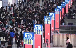 Trung Quốc: Lưu lượng người về quê ăn Tết năm 2024 lớn chưa từng có