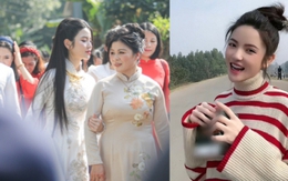 Quang Hải đi thi đấu, Chu Thanh Huyền khoe mang quà về thăm bố mẹ chồng