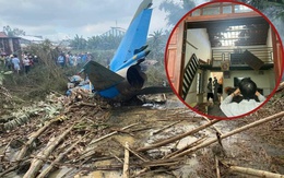 Giây phút 3 người trong một gia đình chạy thoát thân khi chiếc Su-22 gặp nạn đâm sập căn bếp