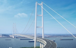 Trung Quốc sắp lập 5 kỷ lục mới chỉ với 1 cây cầu khiến thế giới ngỡ ngàng: Nhịp chính dài chưa từng có 2.180 m, 16 làn xe chia thành 2 tầng, huy động cỗ máy xây dựng hiện đại bậc nhất