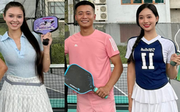 Profile “đỉnh nóc kịch trần” của 2 mỹ nhân bắt cặp với Quang Linh Vlogs trên sân pickleball