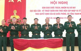 Sáp nhập, bàn giao toàn diện các mặt công tác của 2 cơ quan cho Cục Hậu cần - Kỹ thuật