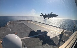 F-35B lần đầu hạ cánh trên tàu sân bay trực thăng JS Kaga của Nhật Bản