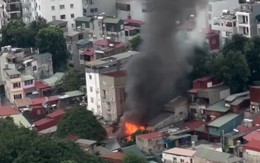 Nguyên nhân vụ cháy ở Đê La Thành, cột khói bốc cao hàng chục mét