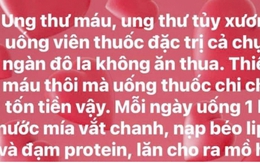 Đừng dại uống nước mía vắt chanh để chữa ung thư, cẩn thận rước họa vào thân