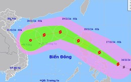 Bão MAN-YI giật trên cấp 17 hướng vào Biển Đông