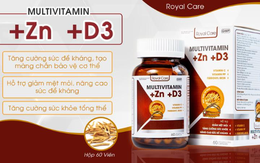 Thực phẩm bảo vệ sức khỏe Royal Care Multivitamin + Zn + D3: Bảo vệ sức khỏe, tăng cường đề kháng