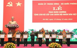 34 tướng lĩnh quân đội nhận huân chương cao quý