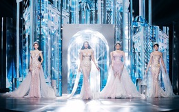 11 hoa hậu, á hậu catwalk chuyên nghiệp trên sàn diễn Vietnam Beauty Fashion Fest lần thứ 10 