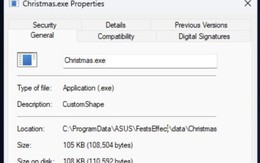 Người dùng Windows 11 tá hỏa khi thấy “Christmas.exe” chạy trên máy, hóa ra là phần mềm mặc định của ASUS