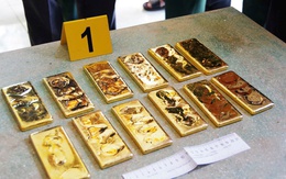 Phát hiện hơn 12 kg vàng quấn vào phần đuôi chiếc vỏ lãi
