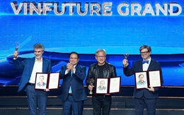 Giải thưởng chính 3 triệu USD VinFuture 2024 được trao cho 4 nhà khoa học và CEO NVIDIA Jensen Huang