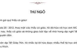 Thư "quán triệt không giao bài tập Tết" cho học sinh nhận "bão" like, Hiệu trưởng nói gì?