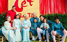 Gia đình Hồ Ngọc Hà khai xuân năm mới bằng bộ ảnh cực đầm ấm: Kim Lý có hành động tình cảm với Subeo