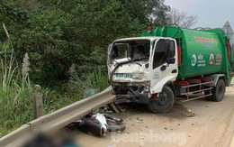 Xe tải va chạm với hai xe máy đi ngược chiều trên cao tốc, 4 người tử vong