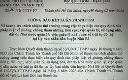 Vì sao thanh tra trách nhiệm tại UBND huyện Nhà Bè?