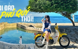 Đảo Phú Quý bắt đầu vào mùa biển xanh nắng vàng, chỉ cần đứng vào là có ảnh đẹp