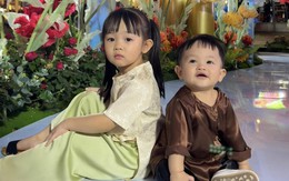 Khoảnh khắc cực yêu của 2 nhóc tỳ nhà Cường Đô La, diện mạo hiện tại của bé Sutin gây "lụi tim"