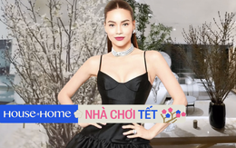 Hoa chơi Tết Giáp Thìn trong biệt thự 30 tỷ của Hà Hồ: Đào phai, cúc vạn thọ, tulip,... rực rỡ chói mắt