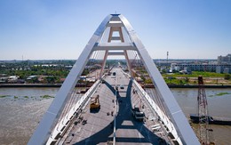 Cầu gần 800 tỷ đồng bắc qua sông Cần Thơ thông xe vào 27 Tết