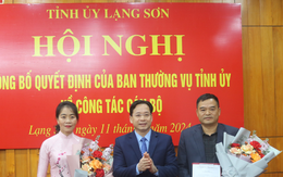 Công bố quyết định của Ban Thường vụ Tỉnh ủy Lạng Sơn về công tác cán bộ