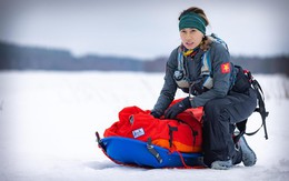 “Cô gái sa mạc” Thanh Vũ chinh phục thành công 500km trên tuyết tại Thụy Điển