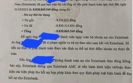 Làm rõ tính pháp lý vụ việc nợ thẻ tín dụng Eximbank gần 9 triệu thành nợ xấu hơn 8,8 tỷ đồng