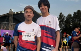 Tham gia hoạt động thể thao cùng bố, Subeo nhà Cường Đô La gây sốt với chiều cao khủng ở tuổi 14