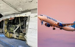 Máy bay chở gần 140 khách bị thủng, lộ cả máy móc