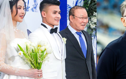 HLV Park Hang-seo dặn dò Quang Hải trong ngày cưới Chu Thanh Huyền, ông Troussier vắng mặt sau lùm xùm "ngó lơ" Hải "con"