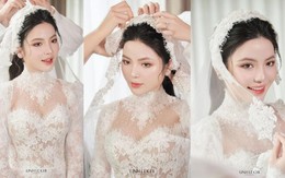 Ngắm nhan sắc cô dâu Chu Thanh Huyền trong ngày cưới Quang Hải