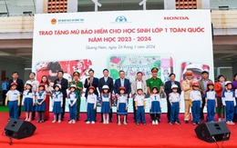 Hành trình Trao tặng mũ bảo hiểm cho học sinh lớp 1 trên toàn quốc năm học 2023 – 2024 của Honda Việt Nam