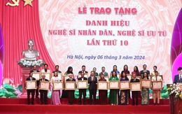 Chủ tịch nước Võ Văn Thưởng: Các Nghệ sĩ Nhân dân, Nghệ sĩ Ưu tú thực sự là "vốn quý của đất nước"