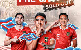 “Cơn sốt” gặp đội tuyển Việt Nam làm CĐV Indonesia mua hết vé