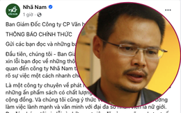 Nhã Nam gỡ lời xin lỗi, tạm dừng vị trí Tổng GĐ của ông Nguyễn Nhật Anh