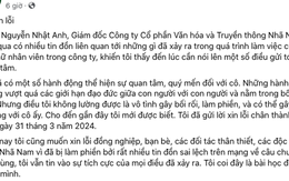 Giám đốc Nhã Nam xin lỗi sau khi có thông tin "quấy rối nhân viên nữ"