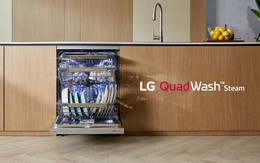 Máy rửa bát LG Quadwash™Steam với công nghệ đột phá lần đầu ra mắt tại Việt Nam